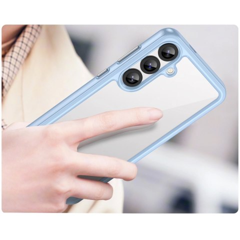 Etui Outer Space Case do Samsung Galaxy A36 pokrowiec z elastyczną ramką - niebieskie Etui Outer Space Case do Samsung Galaxy A36 pokrowiec z elastyczną ramką - niebieskie