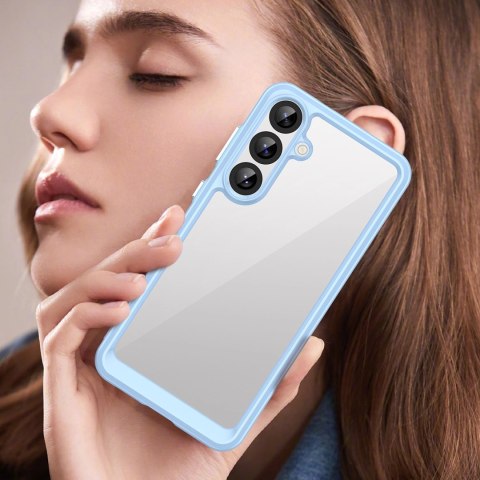 Etui Outer Space Case do Samsung Galaxy A36 pokrowiec z elastyczną ramką - niebieskie Etui Outer Space Case do Samsung Galaxy A36 pokrowiec z elastyczną ramką - niebieskie