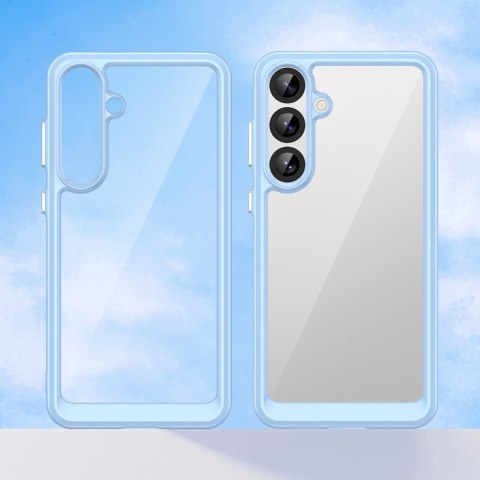 Etui Outer Space Case do Samsung Galaxy A36 pokrowiec z elastyczną ramką - niebieskie Etui Outer Space Case do Samsung Galaxy A36 pokrowiec z elastyczną ramką - niebieskie