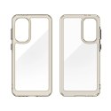 Etui Outer Space Case do Samsung Galaxy A36 pokrowiec z elastyczną ramką - półprzezroczyste, czarne