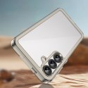 Etui Outer Space Case do Samsung Galaxy A36 pokrowiec z elastyczną ramką - półprzezroczyste, czarne