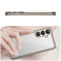 Etui Outer Space Case do Samsung Galaxy A36 pokrowiec z elastyczną ramką - półprzezroczyste, czarne