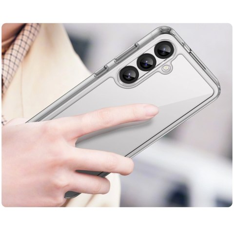 Etui Outer Space Case do Samsung Galaxy A36 pokrowiec z elastyczną ramką - przezroczyste Etui Outer Space Case do Samsung Galaxy A36 pokrowiec z elastyczną ramką - przezroczyste