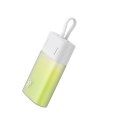 Powerbank Baseus Popsicle 5200mAh 20W z wbudowanym kablem Lightning (+ biały kabel Baseus Simple USB-C - USB-C 60W/20V/3A/30cm) 