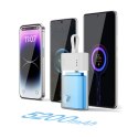 Powerbank Baseus Popsicle 5200mAh 20W z wbudowanym kablem Lightning (+ biały kabel Baseus Simple USB-C - USB-C 60W/20V/3A/30cm) 