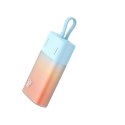Powerbank Baseus Popsicle 5200mAh 20W z wbudowanym kablem Lightning (+ biały kabel Baseus Simple USB-C - USB-C 60W/20V/3A/30cm) 