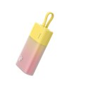 Powerbank Baseus Popsicle 5200mAh 20W z wbudowanym kablem Lightning (+ biały kabel Baseus Simple USB-C - USB-C 60W/20V/3A/30cm) 