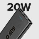 Powerbank SBS TTBB10000FASTPD20K 10000 mAh 20W z Power Delivery - czarny Powerbank SBS TTBB10000FASTPD20K 10000 mAh 20W z Power Delivery - czarny