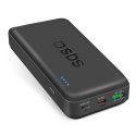 Powerbank SBS TTBB20000PD20K 20000 mAh 20W PD USB-C, USB-A, Micro-USB - czarny Powerbank SBS TTBB20000PD20K 20000 mAh 20W PD USB-C, USB-A, Micro-USB - czarny