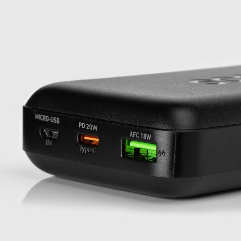 Powerbank SBS TTBB20000PD20K 20000 mAh 20W PD USB-C, USB-A, Micro-USB - czarny Powerbank SBS TTBB20000PD20K 20000 mAh 20W PD USB-C, USB-A, Micro-USB - czarny