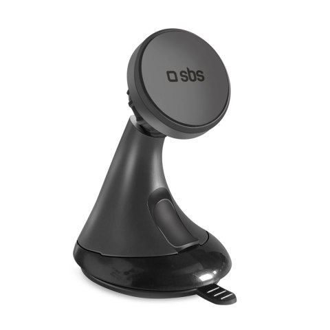 Uchwyt na smartfona SBS TESUPPWINDWIDEK kompatybilny z MagSafe, na deskę rodzielczą / szybę - czarny Uchwyt na smartfona SBS TESUPPWINDWIDEK kompatybilny z MagSafe, na deskę rodzielczą / szybę - czarny