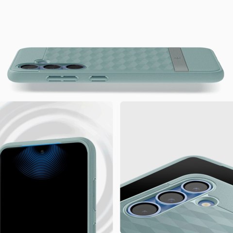 Etui Caseology Parallax Mag MagSafe Samsung Galaxy S25 - zielone Etui Caseology Parallax Mag MagSafe Samsung Galaxy S25 - zielone