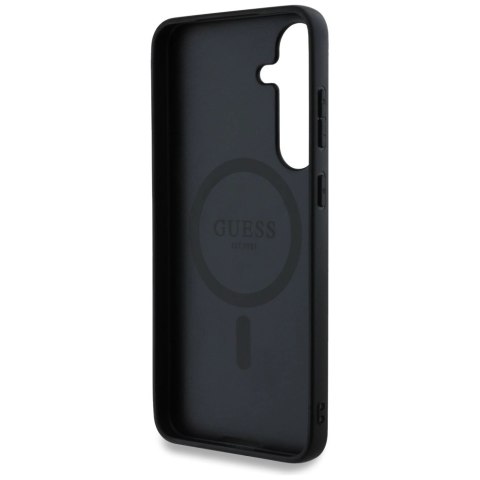 Etui Guess 4G Round Patch Classic Logo MagSafe do Samsung Galaxy S25 Plus brązowy Etui Guess 4G Round Patch Classic Logo MagSafe do Samsung Galaxy S25 Plus brązowy