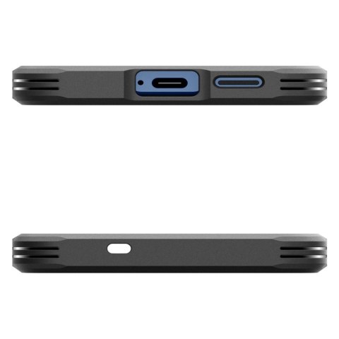 Etui Spigen Tough Armor MagSafe na Samsung Galaxy S25 - szare Etui Spigen Tough Armor MagSafe na Samsung Galaxy S25 - szare