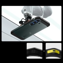 Etui Spigen Tough Armor MagSafe na Samsung Galaxy S25+ - zielone