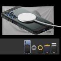Etui Spigen Tough Armor MagSafe na Samsung Galaxy S25 - zielone
