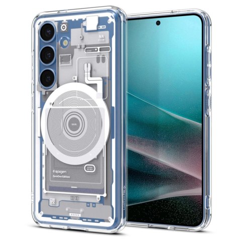 Etui Spigen Ultra Hybrid Mag na Samsung Galaxy S25 Zero One - białe
