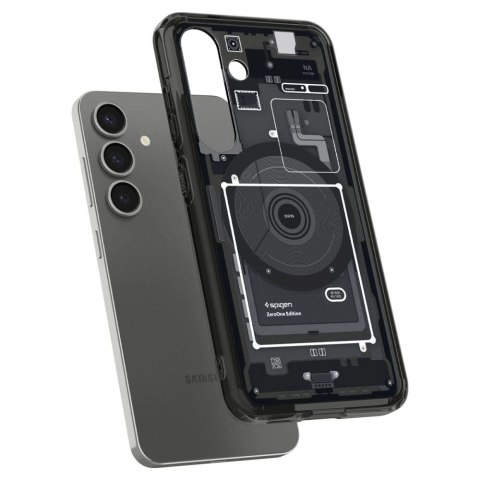 Etui Spigen Ultra Hybrid Mag na Samsung Galaxy S25 Zero One - czarne Etui Spigen Ultra Hybrid Mag na Samsung Galaxy S25 Zero One - czarne