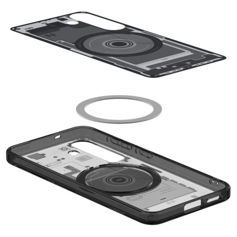 Etui Spigen Ultra Hybrid Mag na Samsung Galaxy S25 Zero One - czarne Etui Spigen Ultra Hybrid Mag na Samsung Galaxy S25 Zero One - czarne