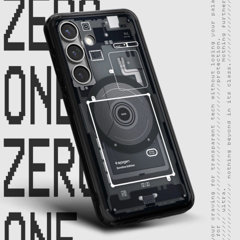 Etui Spigen Ultra Hybrid Mag na Samsung Galaxy S25 Zero One - czarne Etui Spigen Ultra Hybrid Mag na Samsung Galaxy S25 Zero One - czarne