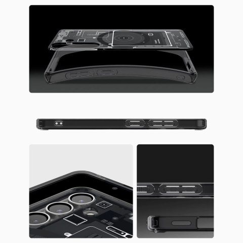Etui Spigen Ultra Hybrid Mag na Samsung Galaxy S25 Zero One - czarne Etui Spigen Ultra Hybrid Mag na Samsung Galaxy S25 Zero One - czarne