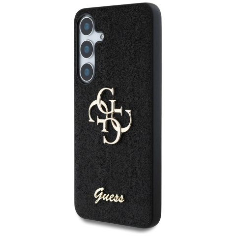 Etui Guess Fixed Glitter Big 4G Metal Logo do Samsung Galaxy S25 Plus czarny Etui Guess Fixed Glitter Big 4G Metal Logo do Samsung Galaxy S25 Plus czarny