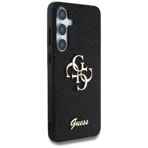 Etui Guess Fixed Glitter Big 4G Metal Logo do Samsung Galaxy S25 Plus czarny Etui Guess Fixed Glitter Big 4G Metal Logo do Samsung Galaxy S25 Plus czarny