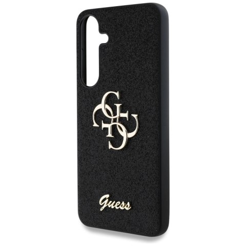 Etui Guess Fixed Glitter Big 4G Metal Logo do Samsung Galaxy S25 Plus czarny Etui Guess Fixed Glitter Big 4G Metal Logo do Samsung Galaxy S25 Plus czarny
