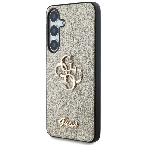 Etui Guess Fixed Glitter Big 4G Metal Logo do Samsung Galaxy S25 złoty Etui Guess Fixed Glitter Big 4G Metal Logo do Samsung Galaxy S25 złoty