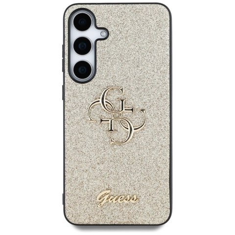 Etui Guess Fixed Glitter Big 4G Metal Logo do Samsung Galaxy S25 złoty Etui Guess Fixed Glitter Big 4G Metal Logo do Samsung Galaxy S25 złoty