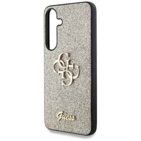 Etui Guess Fixed Glitter Big 4G Metal Logo do Samsung Galaxy S25 złoty Etui Guess Fixed Glitter Big 4G Metal Logo do Samsung Galaxy S25 złoty