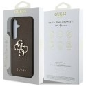 Etui Guess Grained Big 4G Logo Small Classic Logo do Samsung Galaxy S25 Plus brązowy