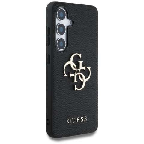 Etui Guess Grained Big 4G Logo Small Classic Logo do Samsung Galaxy S25 Plus czarny Etui Guess Grained Big 4G Logo Small Classic Logo do Samsung Galaxy S25 Plus czarny