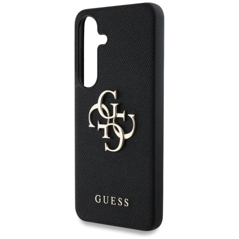 Etui Guess Grained Big 4G Logo Small Classic Logo do Samsung Galaxy S25 Plus czarny Etui Guess Grained Big 4G Logo Small Classic Logo do Samsung Galaxy S25 Plus czarny