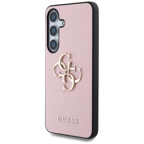 Etui Guess Grained Big 4G Logo Small Classic Logo do Samsung Galaxy S25 Plus różowy Etui Guess Grained Big 4G Logo Small Classic Logo do Samsung Galaxy S25 Plus różowy