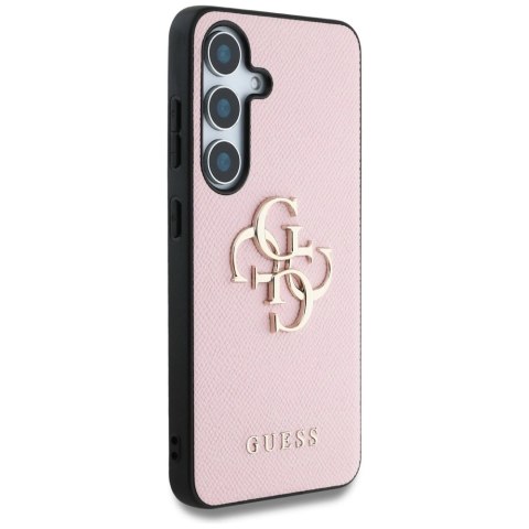 Etui Guess Grained Big 4G Logo Small Classic Logo do Samsung Galaxy S25 Plus różowy Etui Guess Grained Big 4G Logo Small Classic Logo do Samsung Galaxy S25 Plus różowy