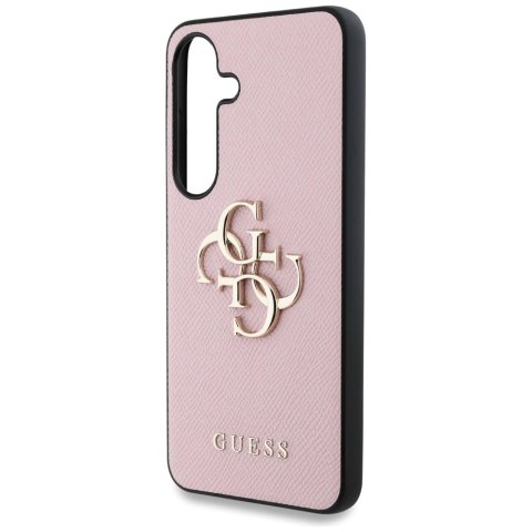 Etui Guess Grained Big 4G Logo Small Classic Logo do Samsung Galaxy S25 Plus różowy Etui Guess Grained Big 4G Logo Small Classic Logo do Samsung Galaxy S25 Plus różowy