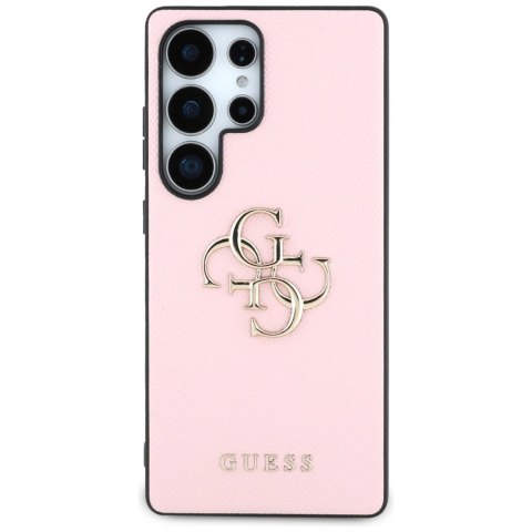 Etui Guess Grained Big 4G Logo Small Classic Logo do Samsung Galaxy S25 Ultra różowy Etui Guess Grained Big 4G Logo Small Classic Logo do Samsung Galaxy S25 Ultra różowy