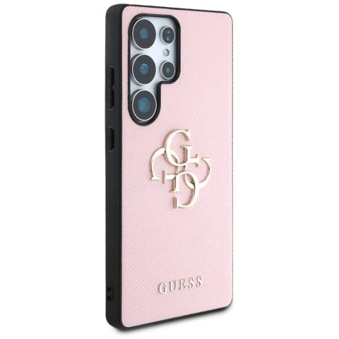 Etui Guess Grained Big 4G Logo Small Classic Logo do Samsung Galaxy S25 Ultra różowy Etui Guess Grained Big 4G Logo Small Classic Logo do Samsung Galaxy S25 Ultra różowy