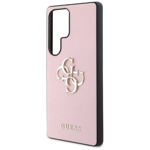 Etui Guess Grained Big 4G Logo Small Classic Logo do Samsung Galaxy S25 Ultra różowy Etui Guess Grained Big 4G Logo Small Classic Logo do Samsung Galaxy S25 Ultra różowy