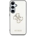 Etui Guess Grained Big 4G Logo Small Classic Logo do Samsung Galaxy S25 beżowy