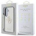 Etui Guess Grained Big 4G Logo Small Classic Logo do Samsung Galaxy S25 beżowy