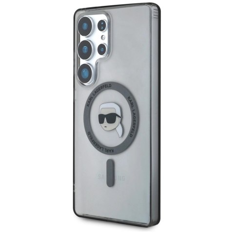 Etui Karl Lagerfeld Button Karl Head Printed Logo MagSafe Samsung Galaxy S25 Ultra czarny Etui Karl Lagerfeld Button Karl Head Printed Logo MagSafe Samsung Galaxy S25 Ultra czarny