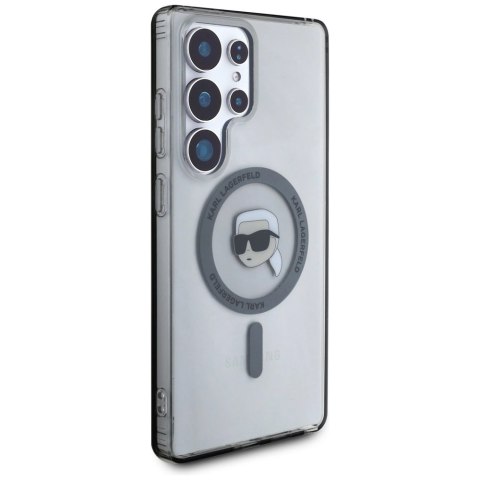 Etui Karl Lagerfeld Button Karl Head Printed Logo MagSafe Samsung Galaxy S25 Ultra czarny Etui Karl Lagerfeld Button Karl Head Printed Logo MagSafe Samsung Galaxy S25 Ultra czarny