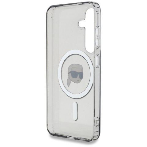 Etui Karl Lagerfeld Button Karl Head Printed Logo MagSafe Samsung Galaxy S25 czarny Etui Karl Lagerfeld Button Karl Head Printed Logo MagSafe Samsung Galaxy S25 czarny
