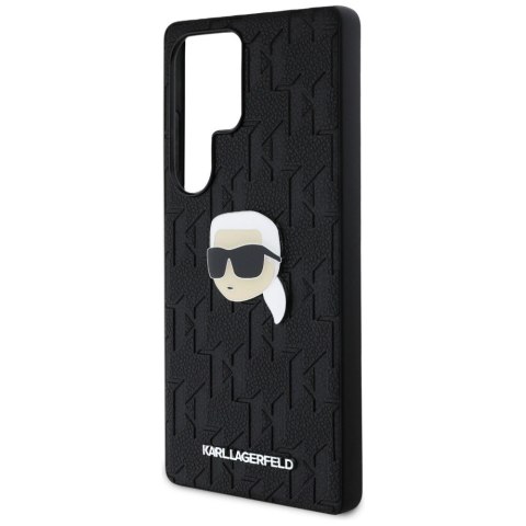 Etui Karl Lagerfeld Leather Monogram Pin Logo Karl Head Samsung Galaxy S25 Ultra czarny Etui Karl Lagerfeld Leather Monogram Pin Logo Karl Head Samsung Galaxy S25 Ultra czarny