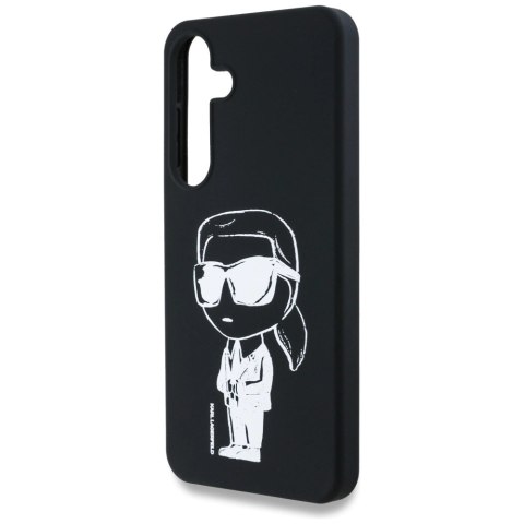 Etui Karl Lagerfeld Silicone Graffiti Ikonik Printed Logo MagSafe Samsung Galaxy S25 czarny Etui Karl Lagerfeld Silicone Graffiti Ikonik Printed Logo MagSafe Samsung Galaxy S25 czarny