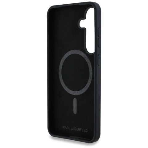 Etui Karl Lagerfeld Silicone Graffiti Ikonik Printed Logo MagSafe Samsung Galaxy S25 czarny Etui Karl Lagerfeld Silicone Graffiti Ikonik Printed Logo MagSafe Samsung Galaxy S25 czarny