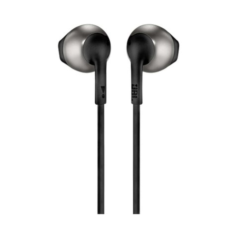 Słuchawki przewodowe JBL T205 douszne mini jack 3.5mm - czarne Słuchawki przewodowe JBL T205 douszne mini jack 3.5mm - czarne
