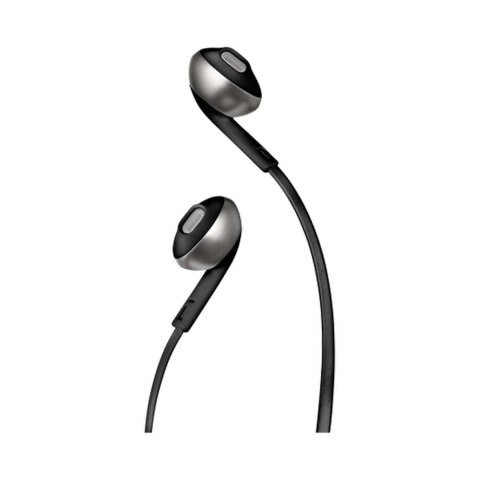 Słuchawki przewodowe JBL T205 douszne mini jack 3.5mm - czarne Słuchawki przewodowe JBL T205 douszne mini jack 3.5mm - czarne
